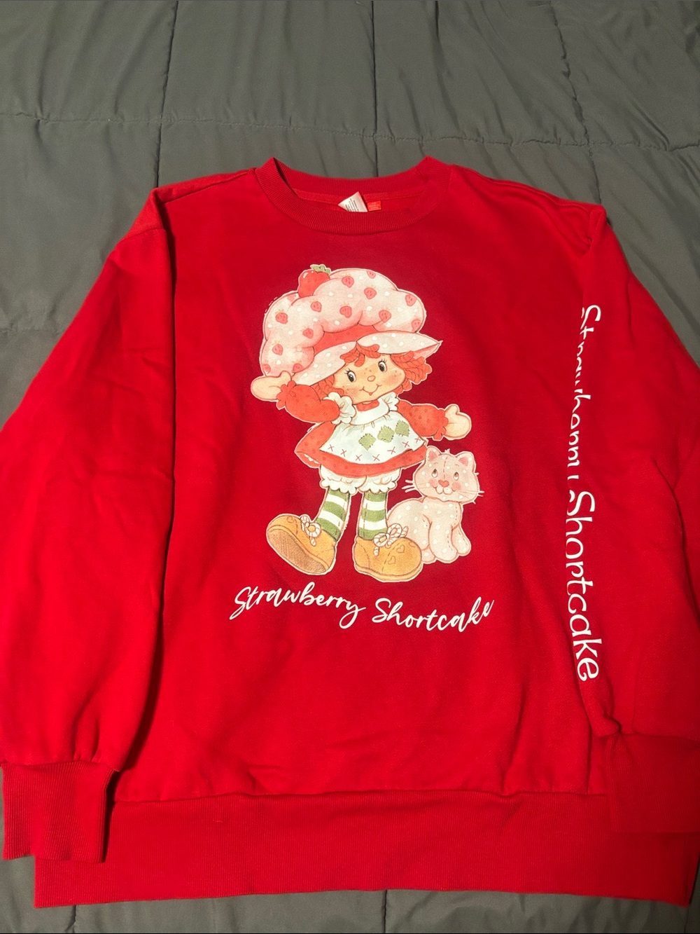 Strawberry Shortcake Women’s Red Sweatshirt - Classic Character